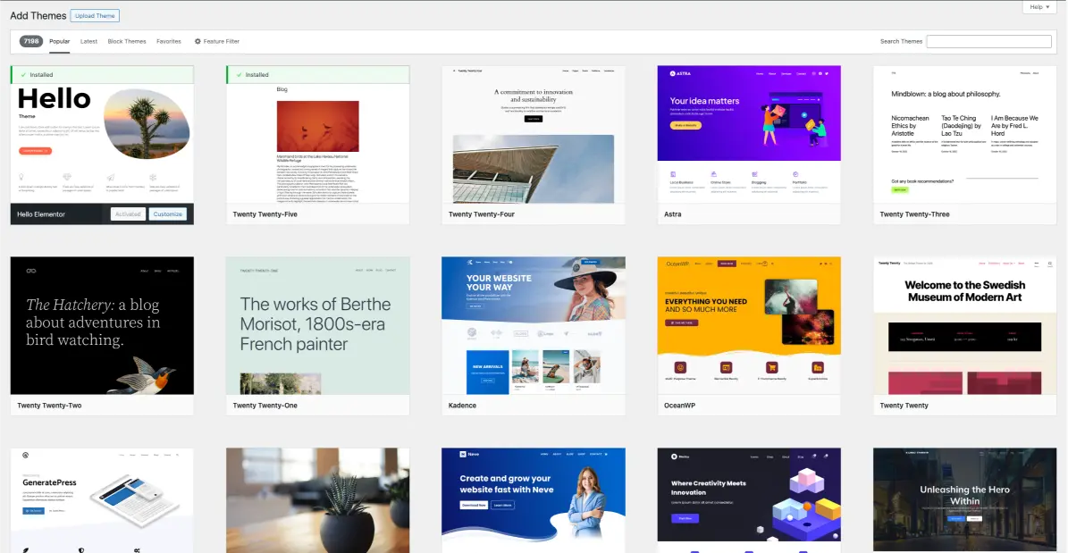 Bien choisir son thème wordpress Bien choisir son thème wordpress