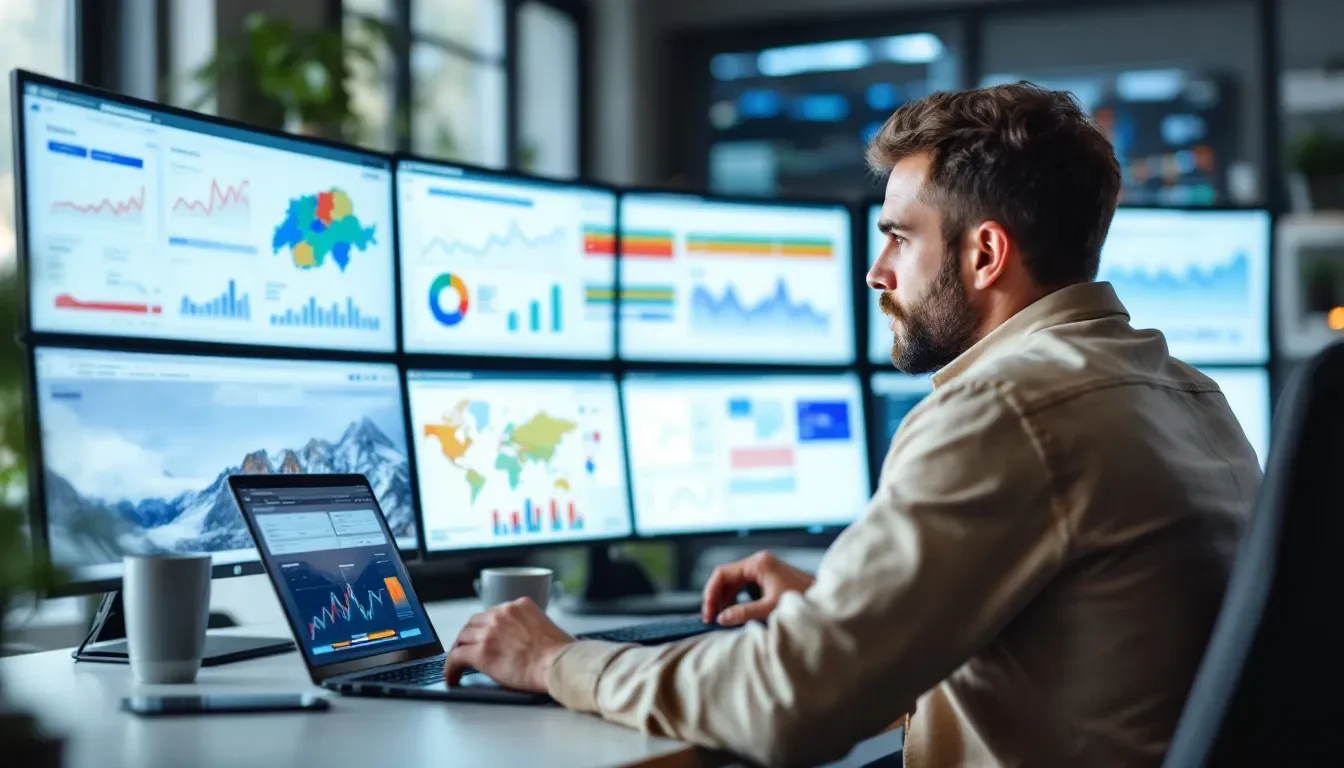 Consultant seo suisse 1 Consultant seo suisse analysant les données