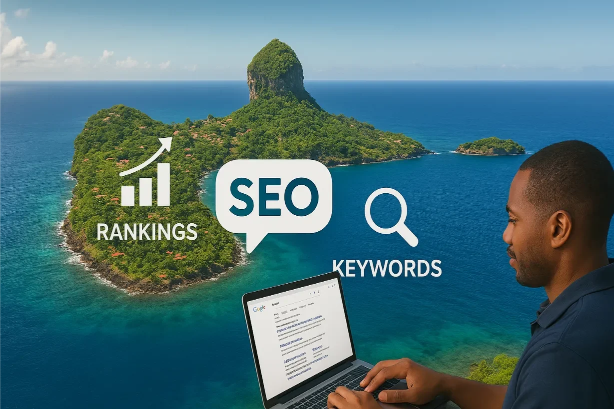 Consultant seo guadeloupe analysant le ranking