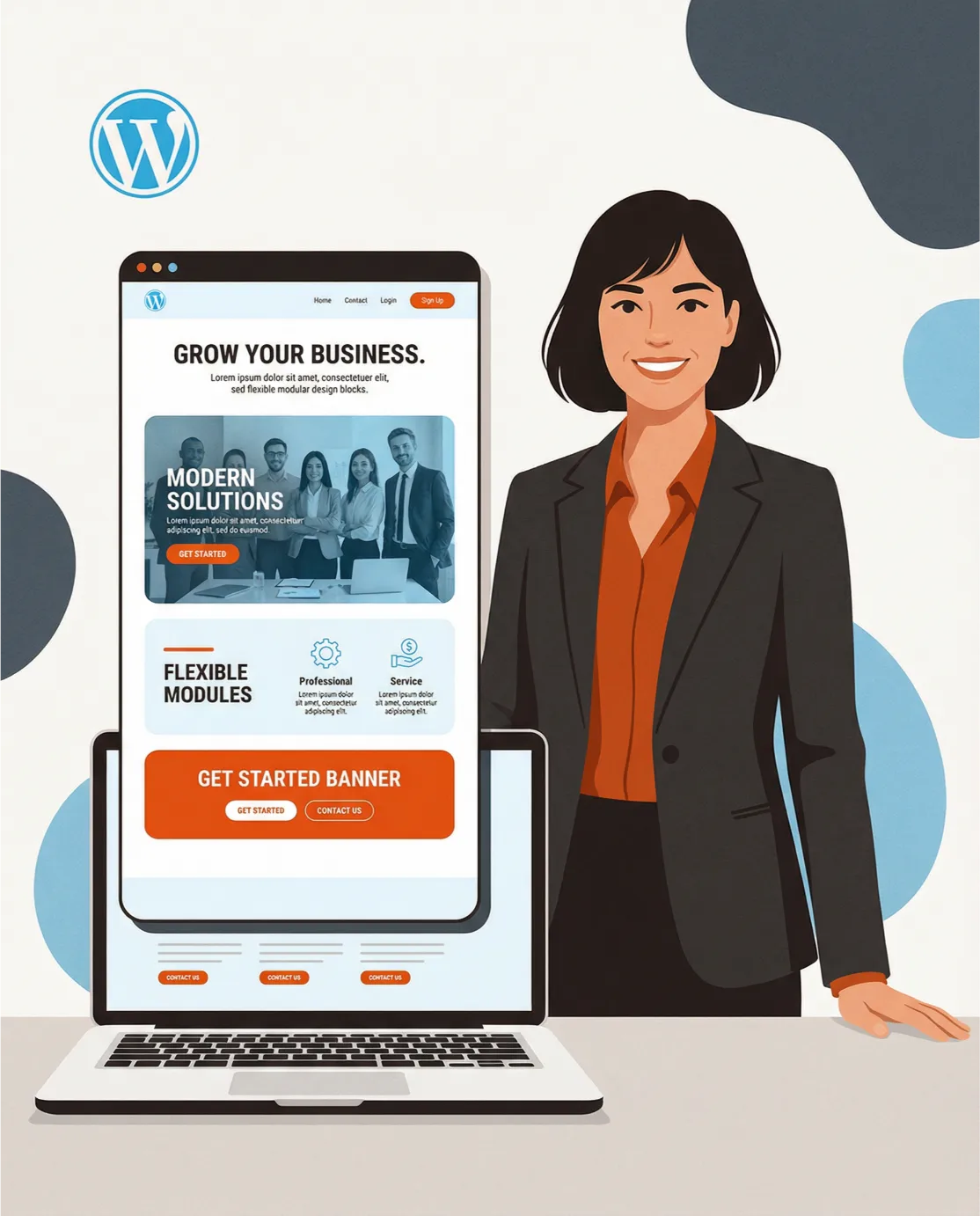 Création de site wordpress professionnel sur-mesure