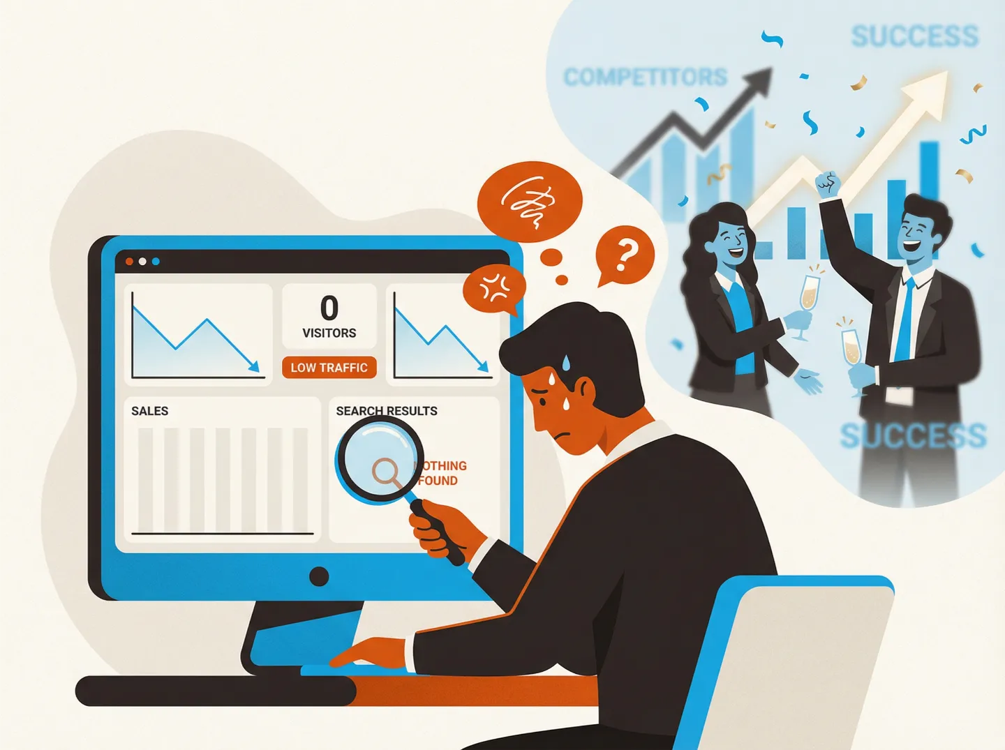 Site web invisible sur google - problème de référencement