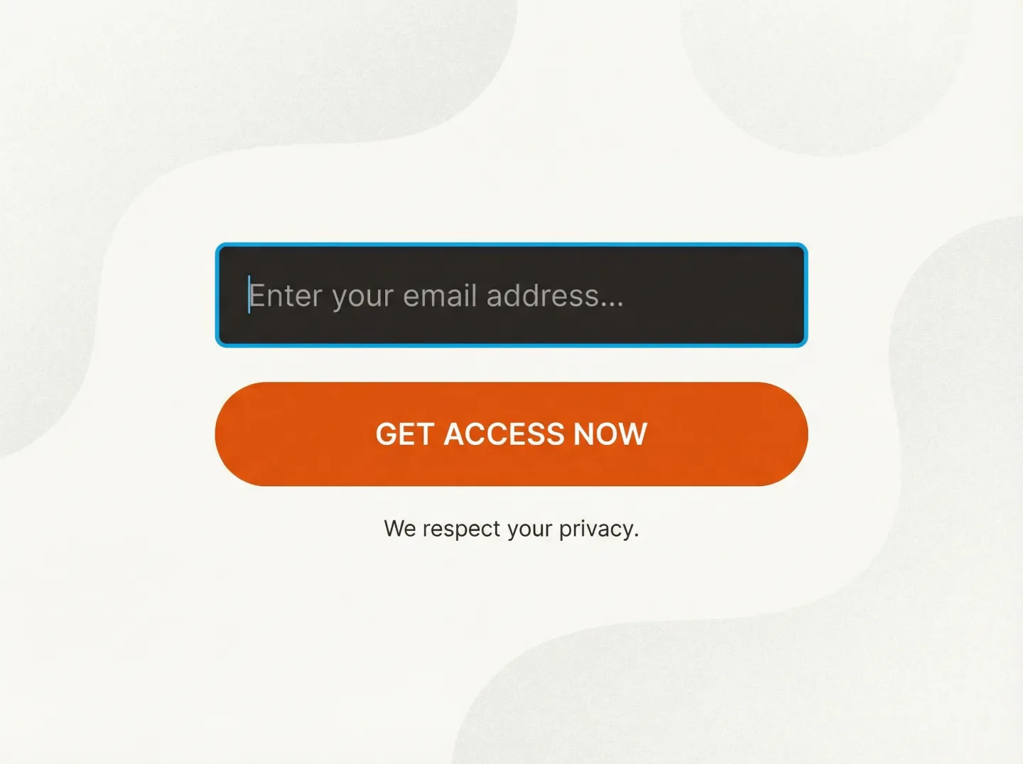 Formulaire de capture de leads sur landing page