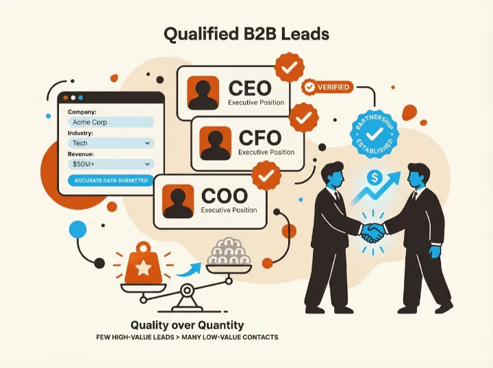 Génération de leads b2b qualifiés via linkedin ads