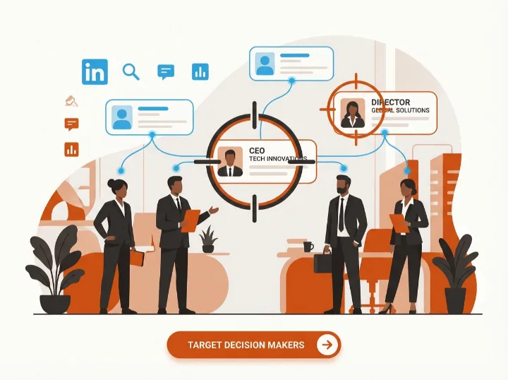 Linkedin ads pour cibler les décideurs b2b