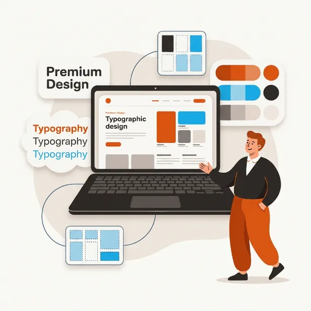 Site vitrine premium - design professionnel et moderne bumtech