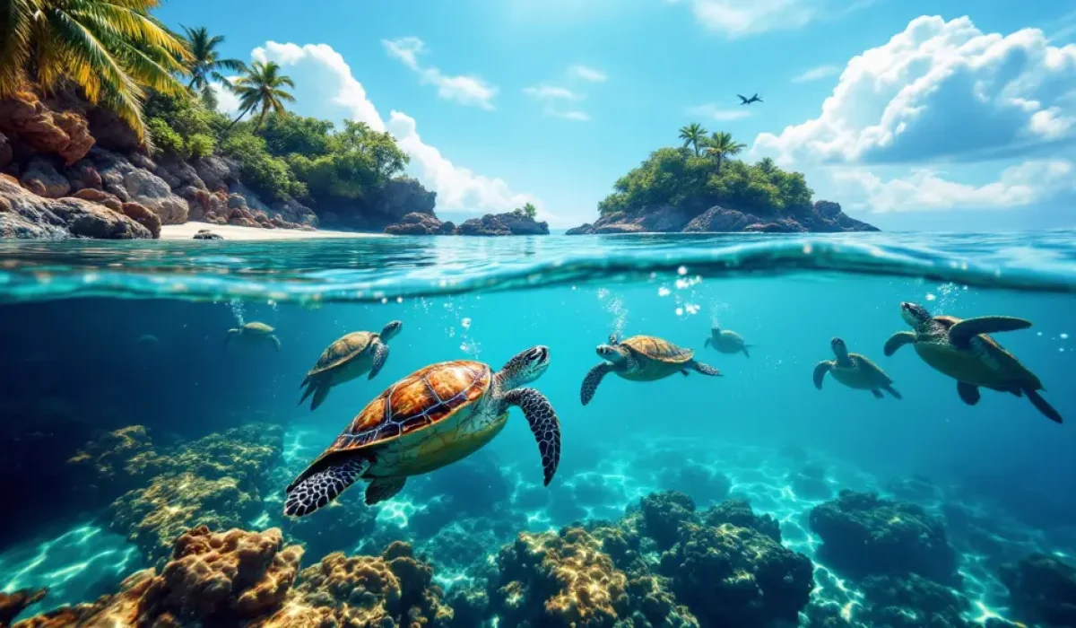 Plongée avec les tortues à Bouillante - Bumtech
